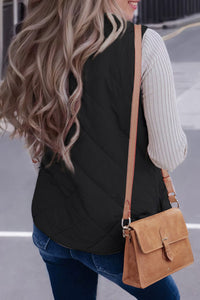 Fleece Lined Quilted Vest.