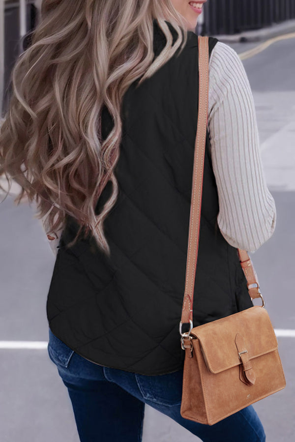 Fleece Lined Quilted Vest.