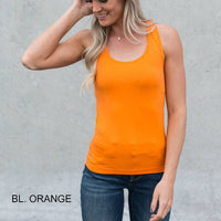 Mid-Length Racerback Tank | Ribbed