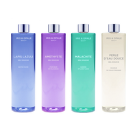 Set of 4 shower gels: LAPIS - AMETHYST - MALACHITE - PEARL