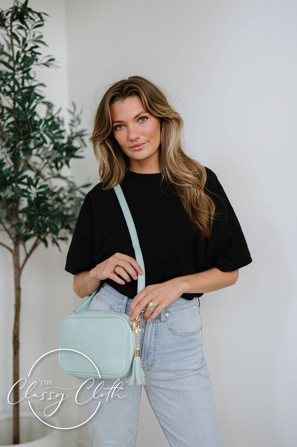 Clara Crossbody Bag R - Sea Glass - Flower Power RTS