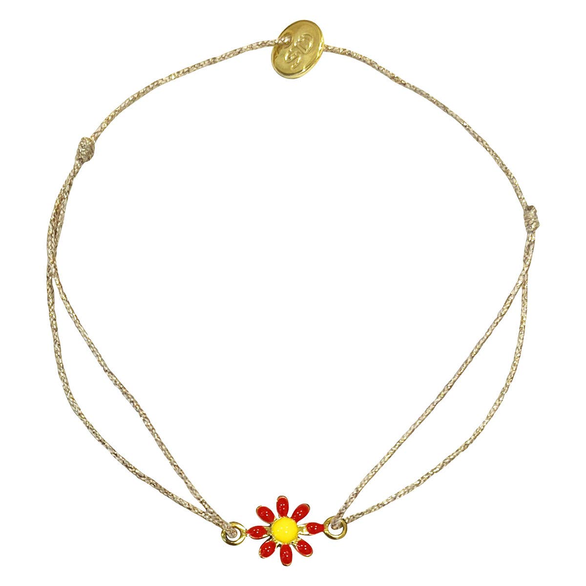 Daisy enamel flower bracelet (BLEO5)