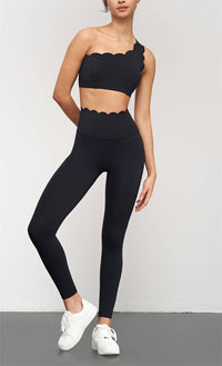 Helena Scallop High Waist Leggings