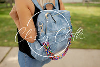 Chloe Convertible Backpack - Brilliant Blue - Hip Hippie RTS
