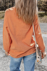LDC  Graphic Corded Pullover Sweatshirt