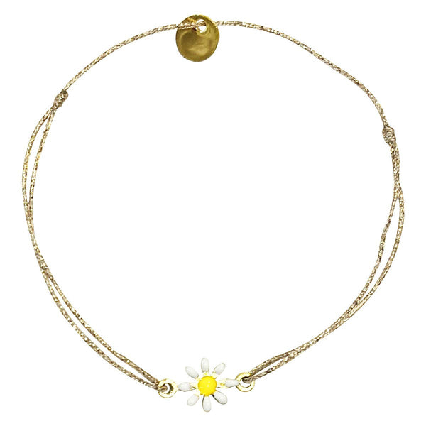 Daisy enamel flower bracelet (BLEO5)