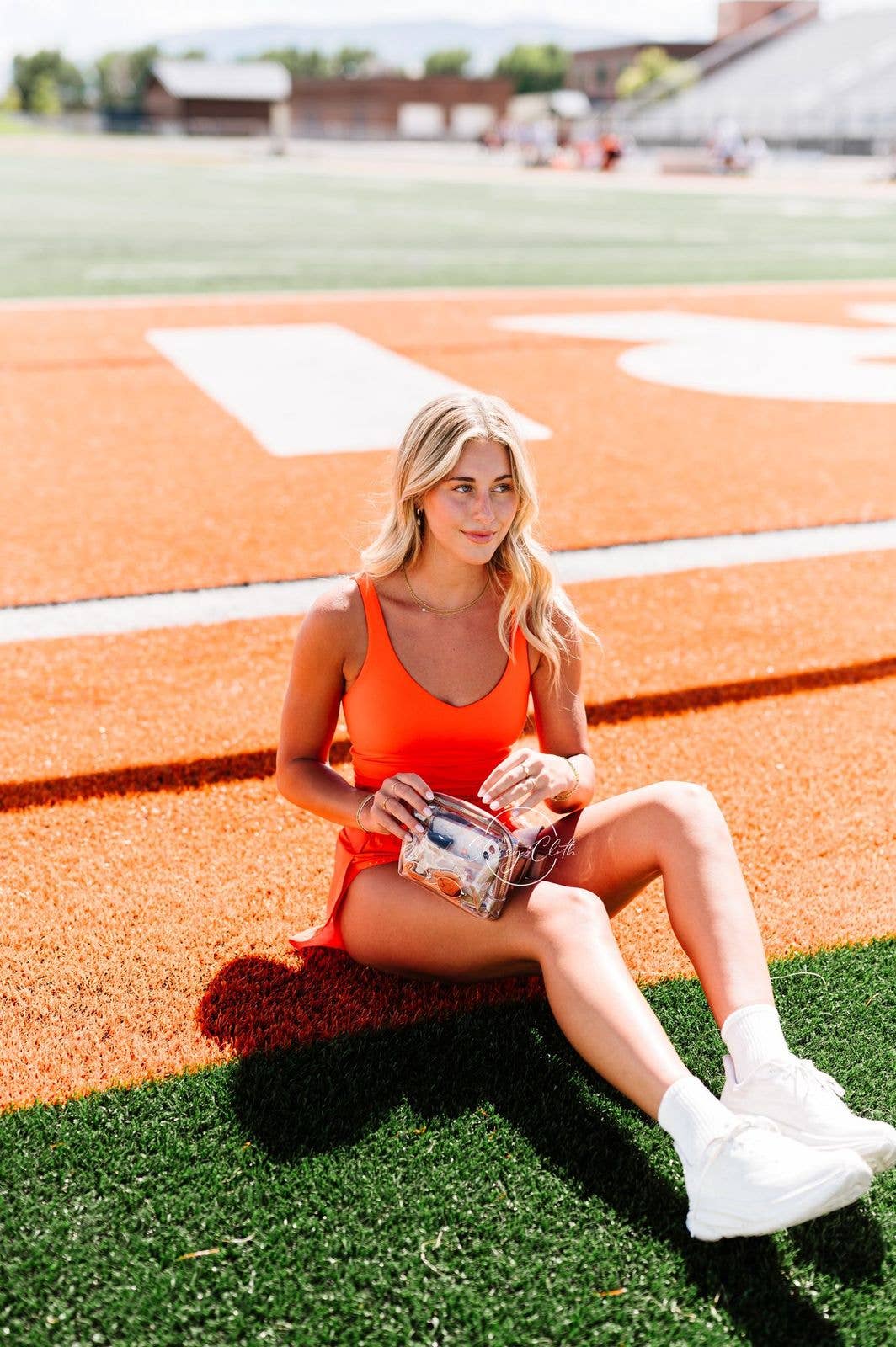 Stadium Clear Belt Bag - Caramel RTS