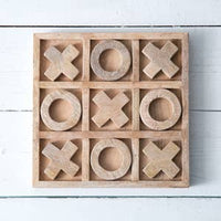 Wooden Tic-Tac-Toe Board Game