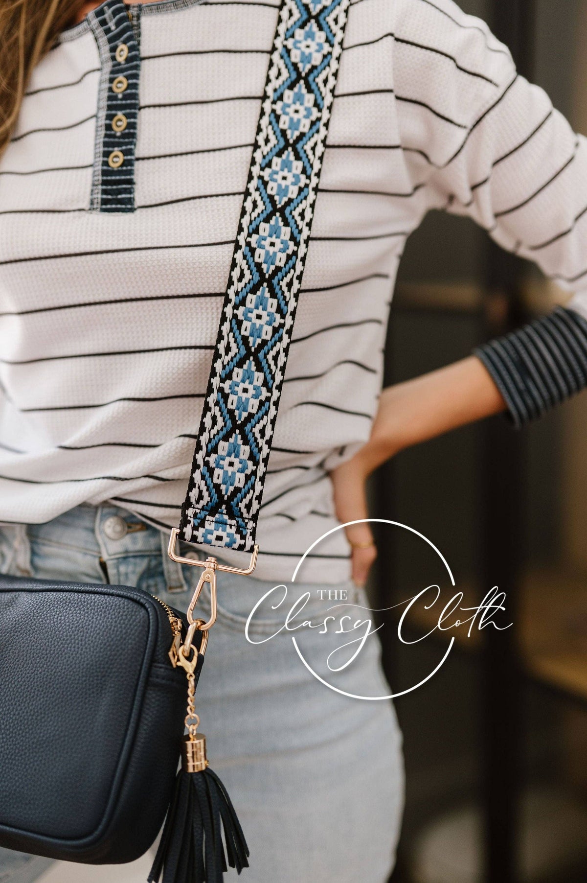 Clara Crossbody Bag R - Navy - Beautiful Blues RTS