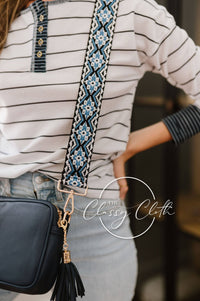 Clara Crossbody Bag R - Navy - Beautiful Blues RTS