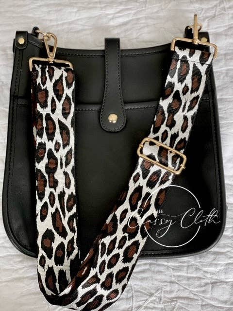Eye Candy Crossbody Purse - Distressed Black - Teal Aqua RTS