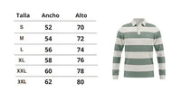 Aqua Striped Rugby Polo | Orense