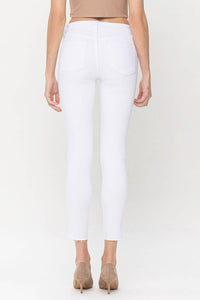 FLYING MONKEY - MID RISE CROP SKINNY JEANS
