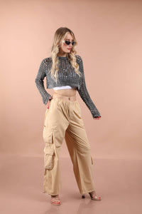 Fishnet Crop Top