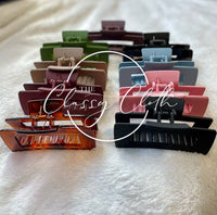 Jumbo 4.13” Hair Claw Mix - 5 Pack Assorted Mix RTS