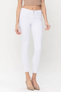 FLYING MONKEY - MID RISE CROP SKINNY JEANS