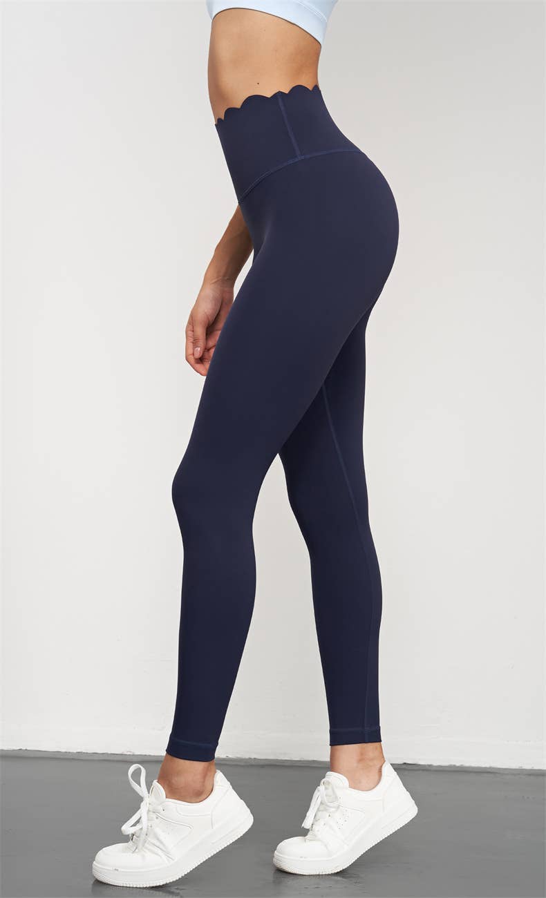 Helena Scallop High Waist Leggings