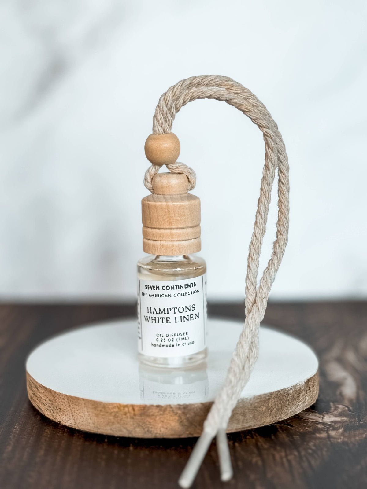Hamptons linen non toxic car diffuser, fresh clean scent