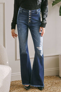 Kan Can High Rise Flare Jeans